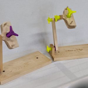 Single sided stand for holding stitching frames.